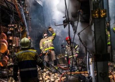 خسارتِ آتش به تیمچه تاریخی بازار تهران هنوز معلوم نیست