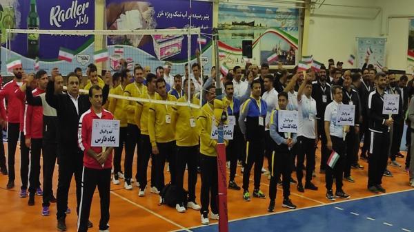 شروع مسابقات والیبال کارکنان صنایع شیر ایران در بندر انزلی